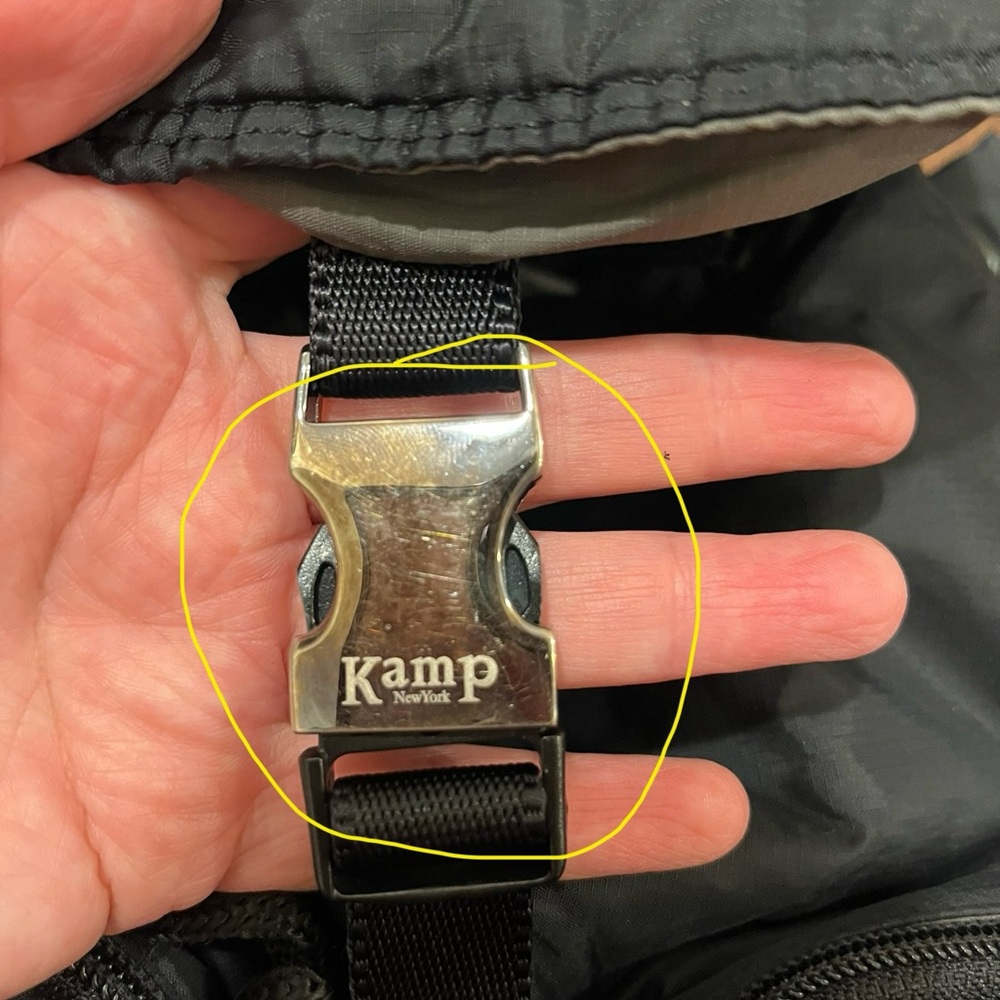 Kamp New York Black Nylon Backpack. - Picture 12 of 12